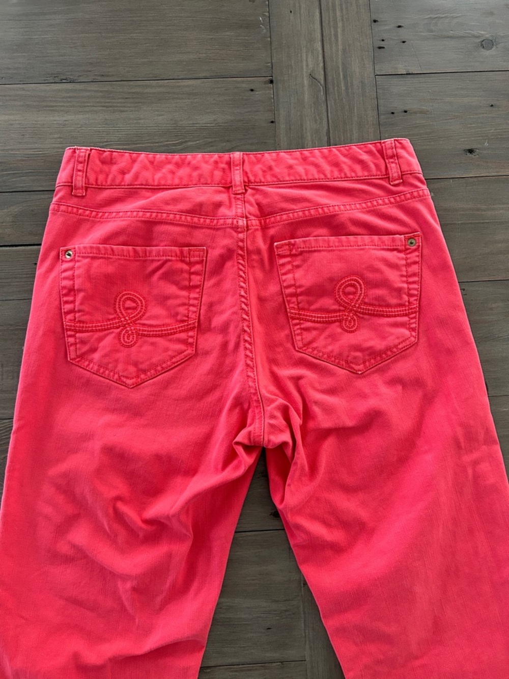 Lilly Pulitzer Orange Jeans Denim Size 6 - Picture 8 of 9
